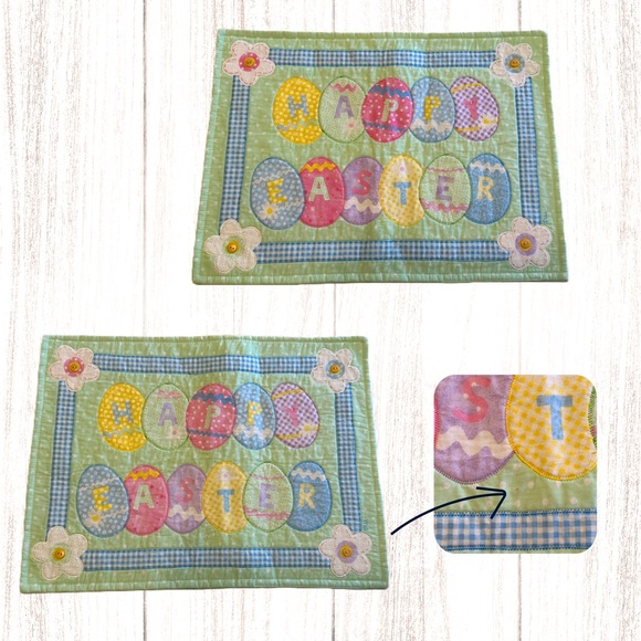 Easter Table Linens Placemats & Runner Set - Picture 3 of 3